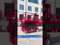 320 किलोग्राम का स्वचालित मोबाइल कैंची लिफ्ट प्लेटफॉर्म,आउटडोर स्व-चालित हाइड्रोलिक लिफ्ट टेबल