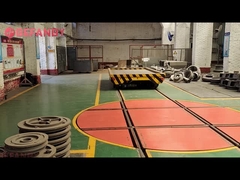 बड़ी क्षमता वाले ट्रैक ट्रांसफर कार्ट, कस्टम बैटरी पाइप प्लांट ट्रांसफर ट्रॉली