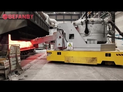 कस्टमाइज्ड 10T रेललेस ट्रांसफर कार्ट, स्टील मिल्स ट्रांसफर कार्ट के लिए लिफ्टिंग डिवाइस