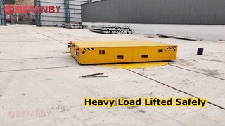 अनुकूलित रेल टर्नटेबल ट्रांसफर ट्रॉली, दो ट्रांसफर कार्ट एक दूसरे के साथ समन्वय और डॉक करते हैं