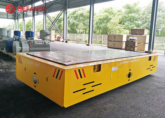 1-500T Load Capacity Trackless Transfer Cart For Plant 12 Months Warranty