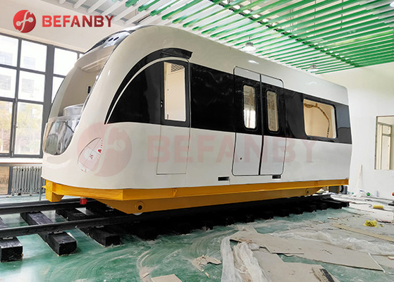 Towed Cable Rail Electrical Material Handling Trolley 5 Ton