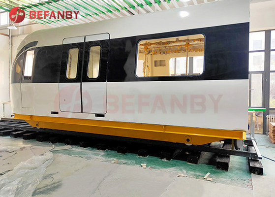Towed Cable Rail Electrical Material Handling Trolley 5 Ton