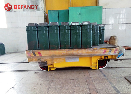 Industry Motorized Material Transfer Rail Cart 100 Ton