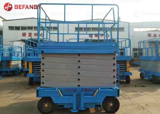 Customized 6m Traction Hydraulic Scissor Lift Platform