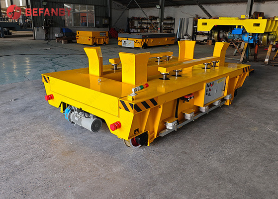 Customized 6t With Hydrulic Lift Low Voltage Rail Transfer Carts