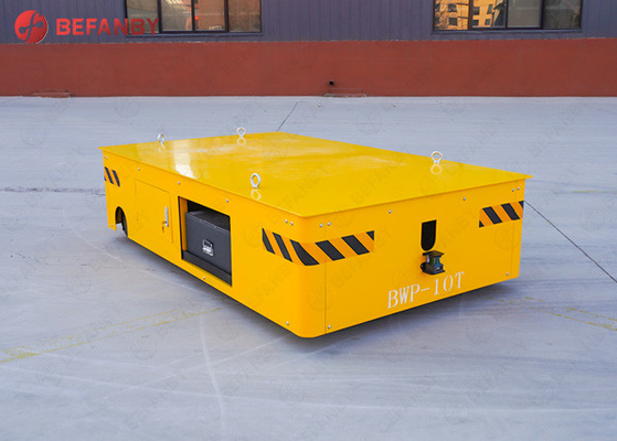Industrial Field Large Capacity Battery Trackless Transfer Carts With Hand Pendant Remote Control