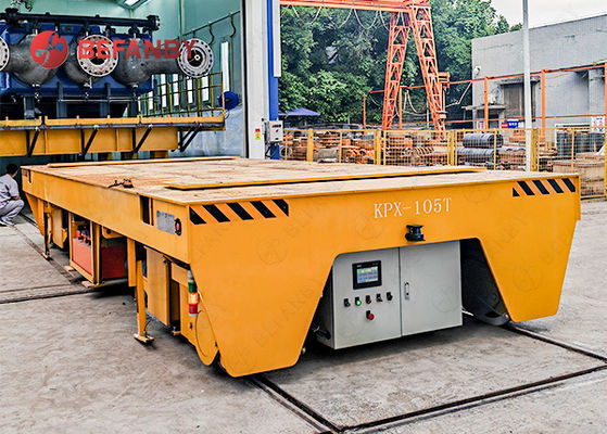 लचीला बैटरी ऊर्ध्वाधर और क्षैतिज आंदोलन रेल स्थानांतरण गाड़ी