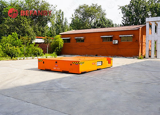 स्मार्ट रिमोट कंट्रोल संचालित PU व्हील रेललेस ट्रांसफर कार्ट