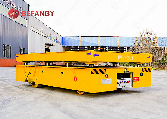 Professional Mold Plant Trackless Transfer Cart With Hydraulic Lift