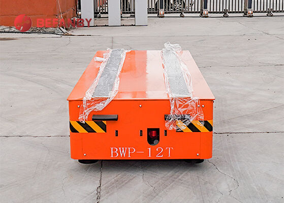 मोल्ड कारखाने के साथ 12T चेन कन्वेयर ट्रैकलेस ट्रांसफर कार्ट