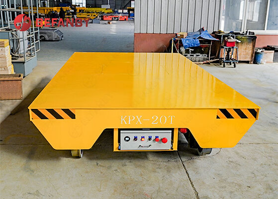 Professional Battery Rail Transfer Cart For Factory Handling